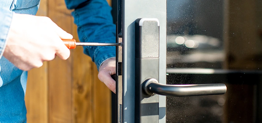 Aluminium Door Lock Replacement in Wheeling, Illinois